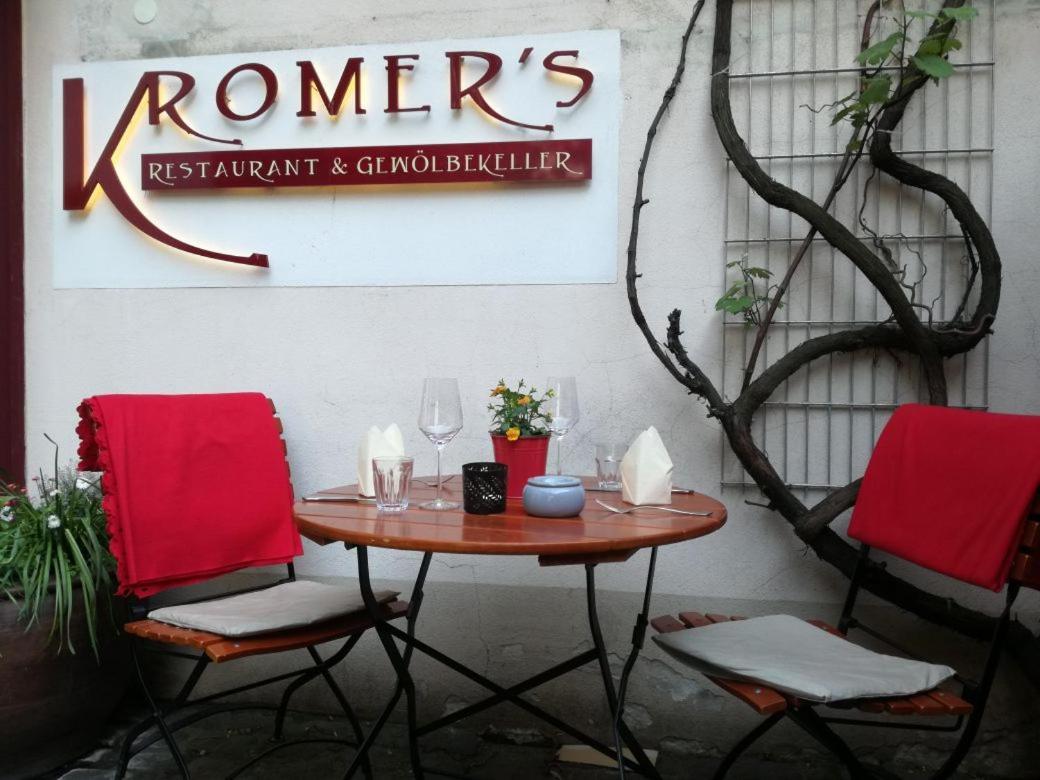 Altstadtwohnung Kromers & Restaurant エアフルト エクステリア 写真